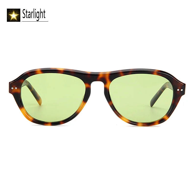 Large Frame Polarized Thick Acetate Sunglasses Man Fishing Trendy Glasses Men Classic UV400 Retro Eyewear Women Outdoor 146mm
