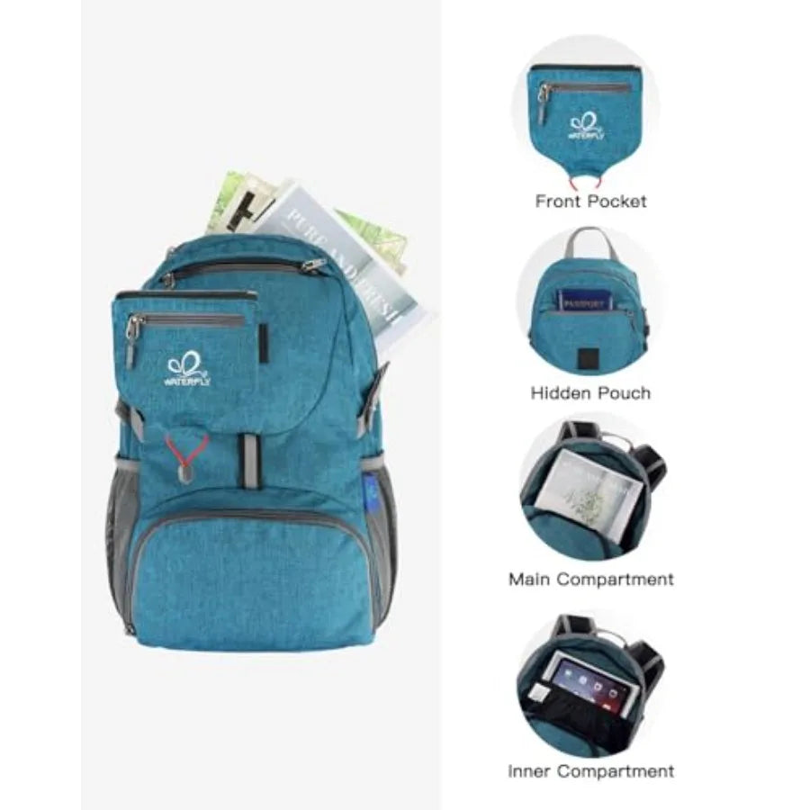Small Lightweight Packable Backpack: 20l Ultra Light Foldable Travel Hiking Camping Daypack Day Pack for Man Woman