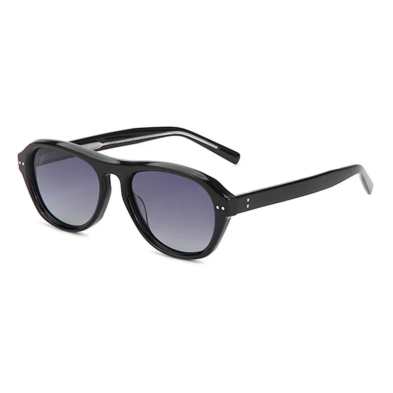Large Frame Polarized Thick Acetate Sunglasses Man Fishing Trendy Glasses Men Classic UV400 Retro Eyewear Women Outdoor 146mm