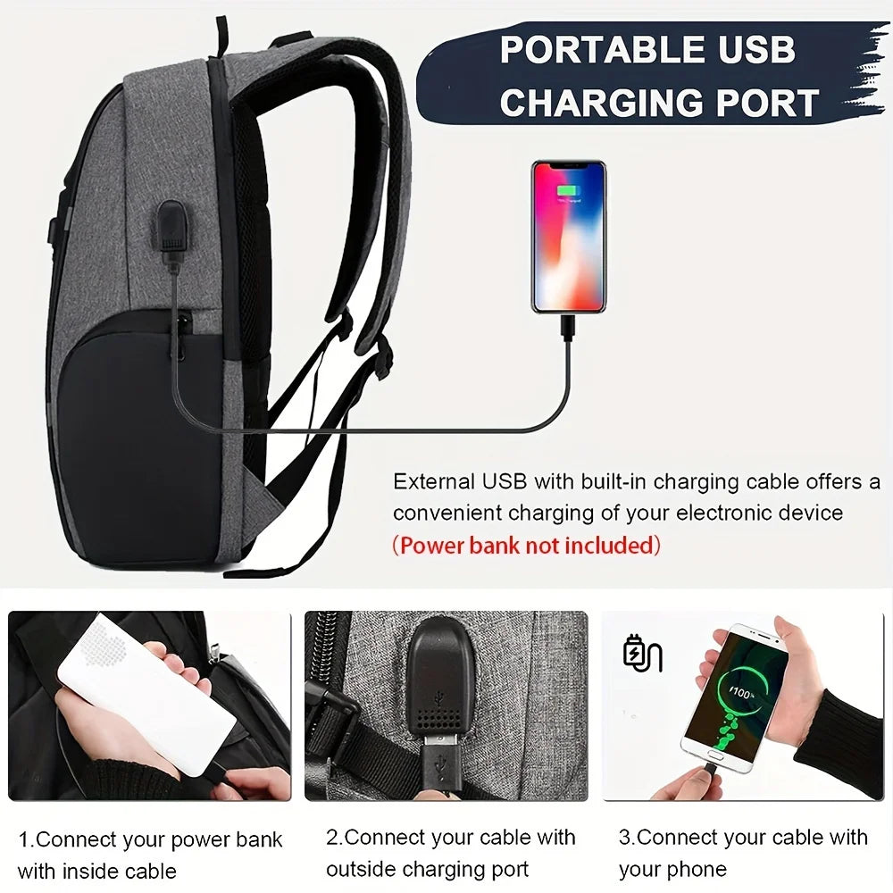 Travel Laptop Backpack, Business Durable Laptop Backpack, Large Capacity College School Computer Bag, And Is Suitable For 15.6-inch Laptops, Gifts For Men & Women For Best Birthday Gifts