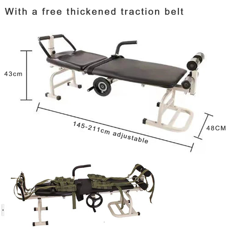 Multifunctional Supine Traction Board For Lumbar Spine Therapy