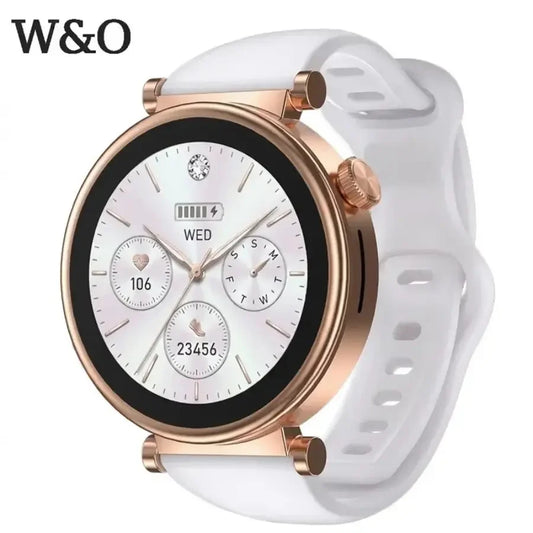 Smart Watch for Women, Fitness Tracker & Activity Tracker with Bluetooth Calls (Answer/Make), 1.8' HD/AMOLED Smartwatch for IOS/Android, 100+ Sport Modes, IP67 Waterproof, Heart Rate/SpO2/Sleep Monitor, 7 Bands