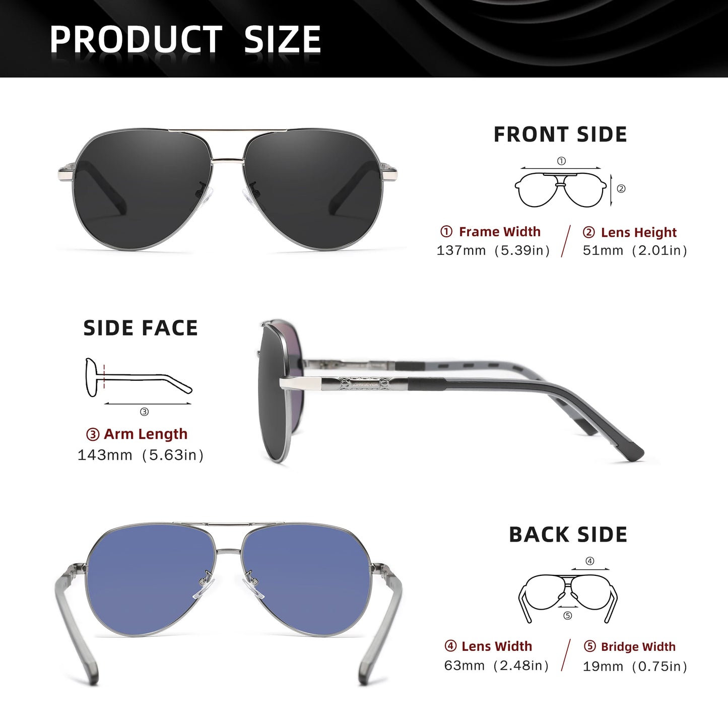 KINGSEVEN Brand Aluminum magnesium Polarized Men Sunglasses High Quality Male Sun Glasses Outdoor Eyewear UV400