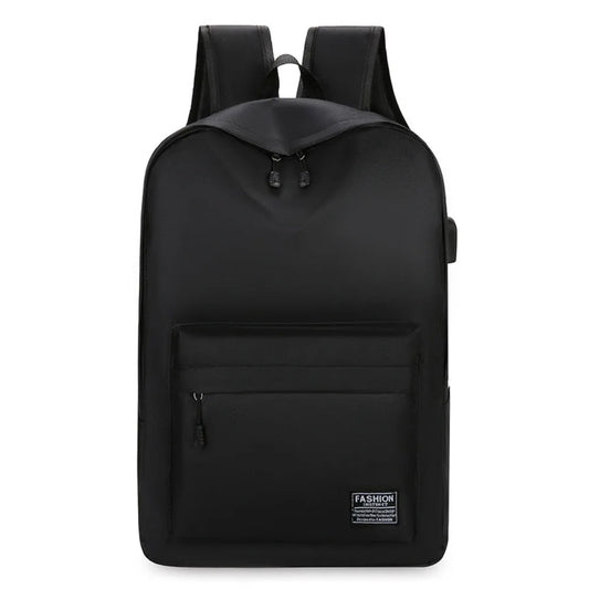 15 inches Versatile Backpack Trendy Washable Oxford Cloth Computer Bag Black Grey Blue Red School Student Backpack Unisex