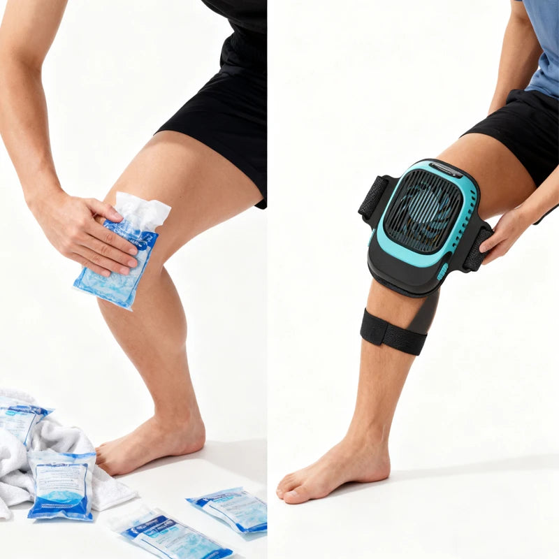 Professional 2 in 1 Hot & Cold Therapy Machine for Muscle Recovery Fast Relief Pain for Athletes Deep Tissue Massager Sport Use