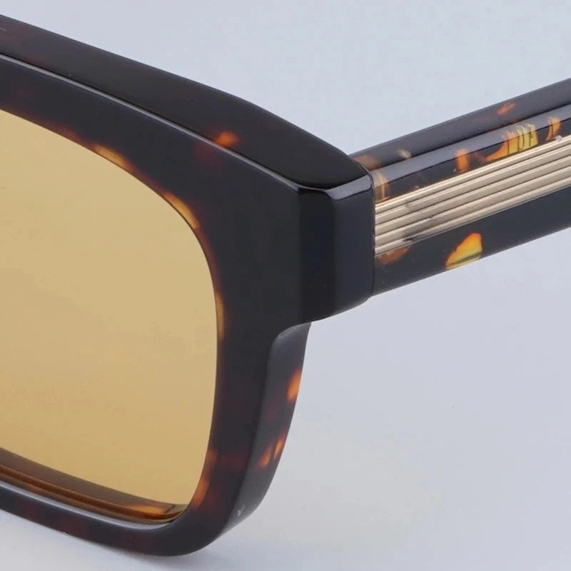 JMM Molino Square Sunglasses with Rivet Handmade Classical Vintage Acetate Designer Brand Prescription Eyeglasses with Case