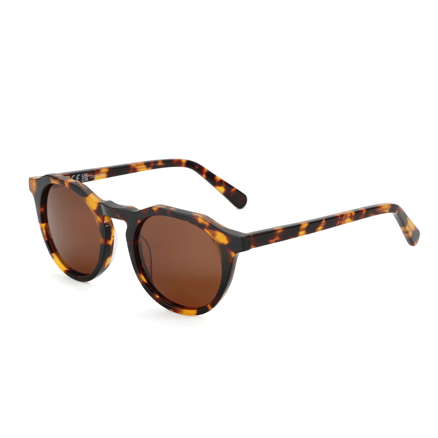 ZENOTTIC Fashion Acetate Polarized Sunglasses Round Vintage  Shade UV400 New Men/Women Retro Sun Glasses 600001S