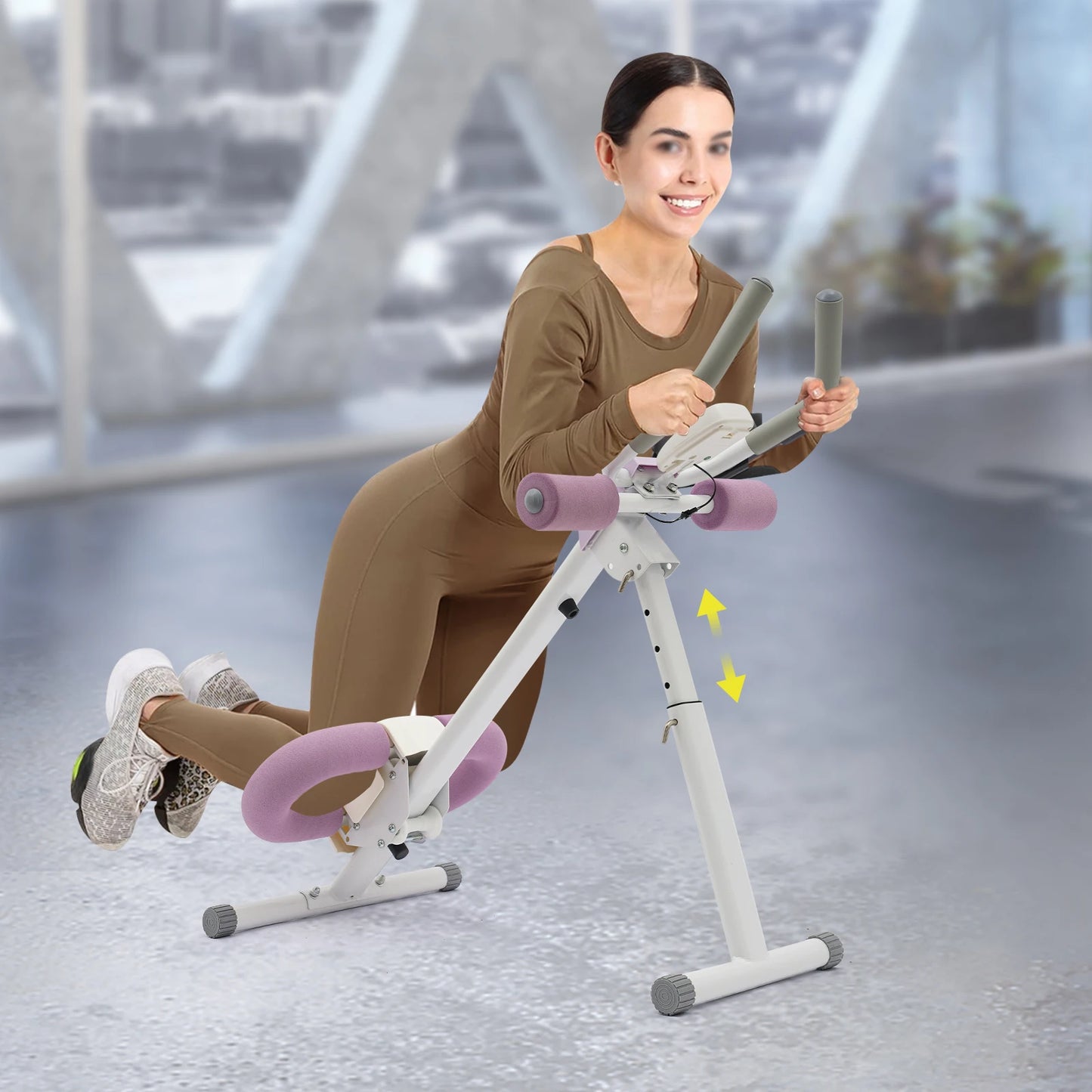 Abdominal Trainer Machine for Home Gym Core Workout Equipment