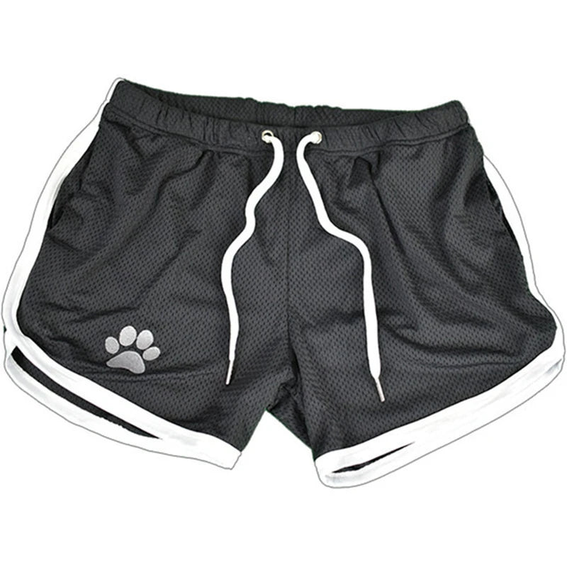 Unisex Breathable Mesh Gym Shorts Polyester For Running And Workout