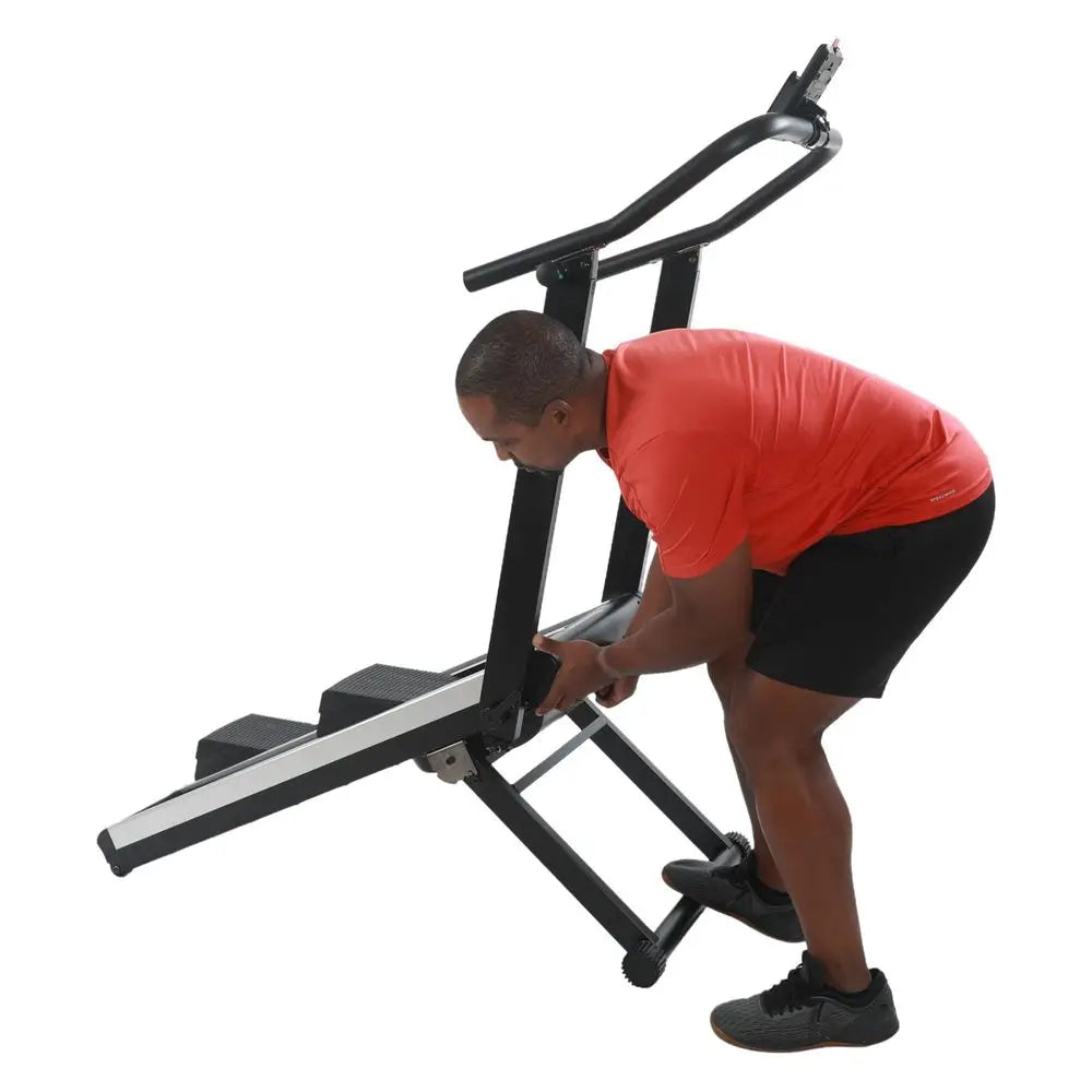 Stair Climber, Compact Exercise Stepper Machine for Home Workout with 8 Adjustable Resistance Levels, 3 Incline Positions, Blue