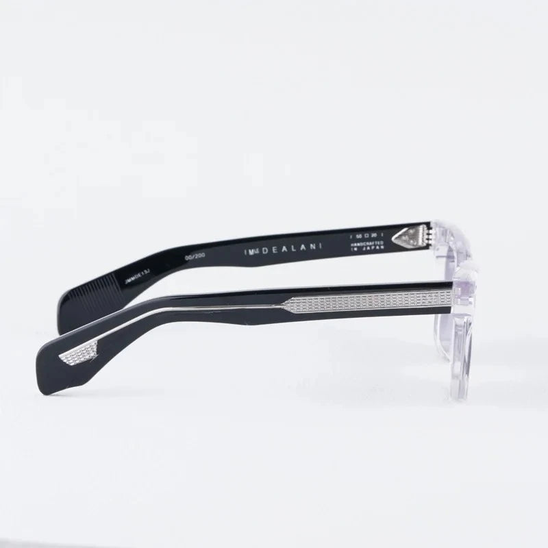 JMM DEALAN-EPOXY Limited Edition Square Women Sunglasses Vintage Craft  Eyeglasses Acetate High Quality Uv400 Glasses With Rivet
