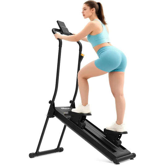 Stair Stepper With Six Level Resistance Foldable Home Gym