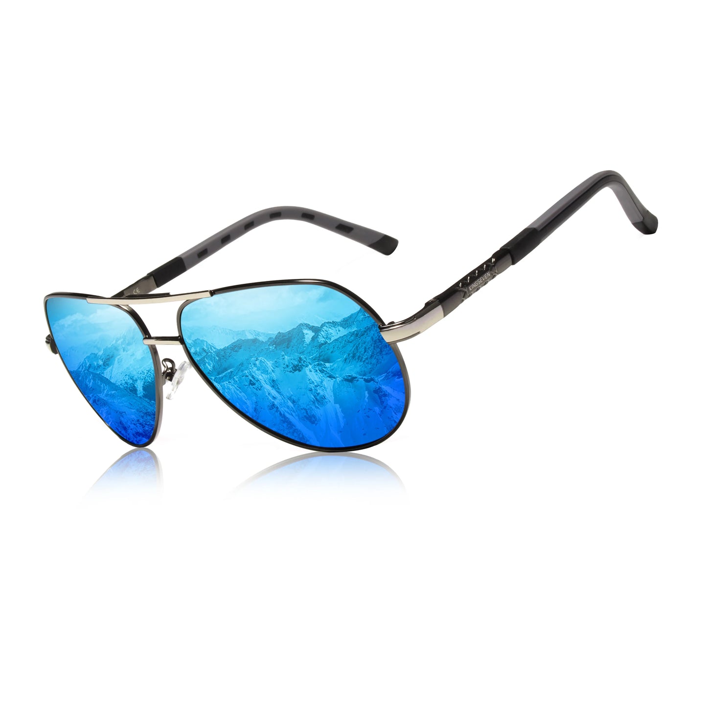 KINGSEVEN Brand Aluminum magnesium Polarized Men Sunglasses High Quality Male Sun Glasses Outdoor Eyewear UV400