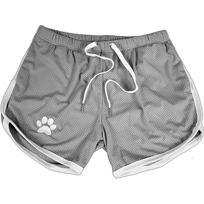 Unisex Breathable Mesh Gym Shorts Polyester For Running And Workout