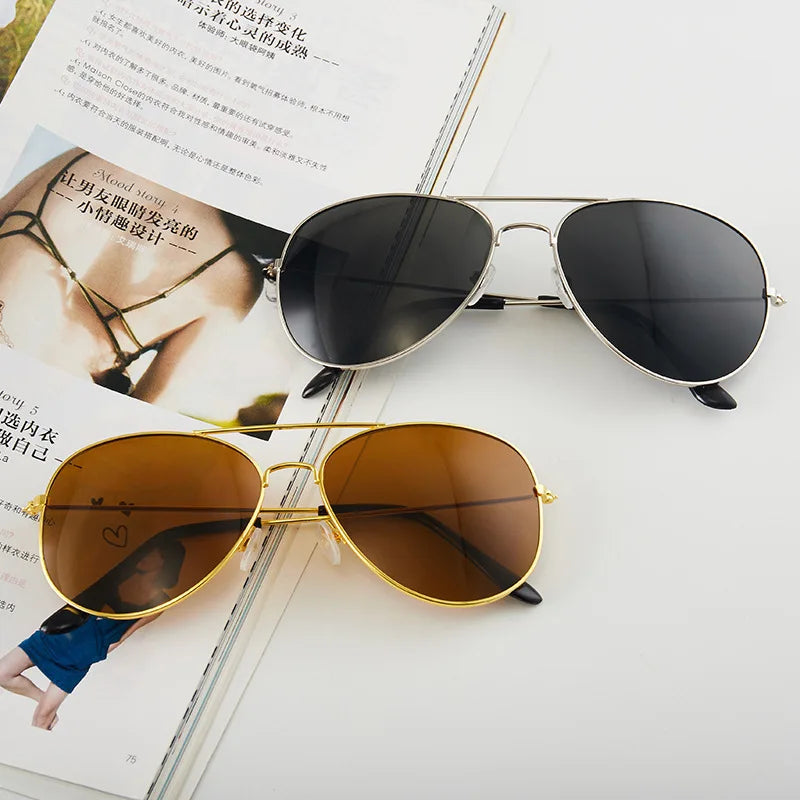 Pilot Sunglasses Retro Vintage Polarized UV400 Shade Unisex Driving Daily Outdoor