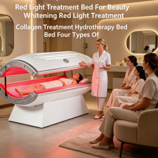 Red Light Treatment Bed For Beauty Whitening Red Light Treatment Collagen Treatment Hydrotherapy Bed Four Types Of Phototherapy