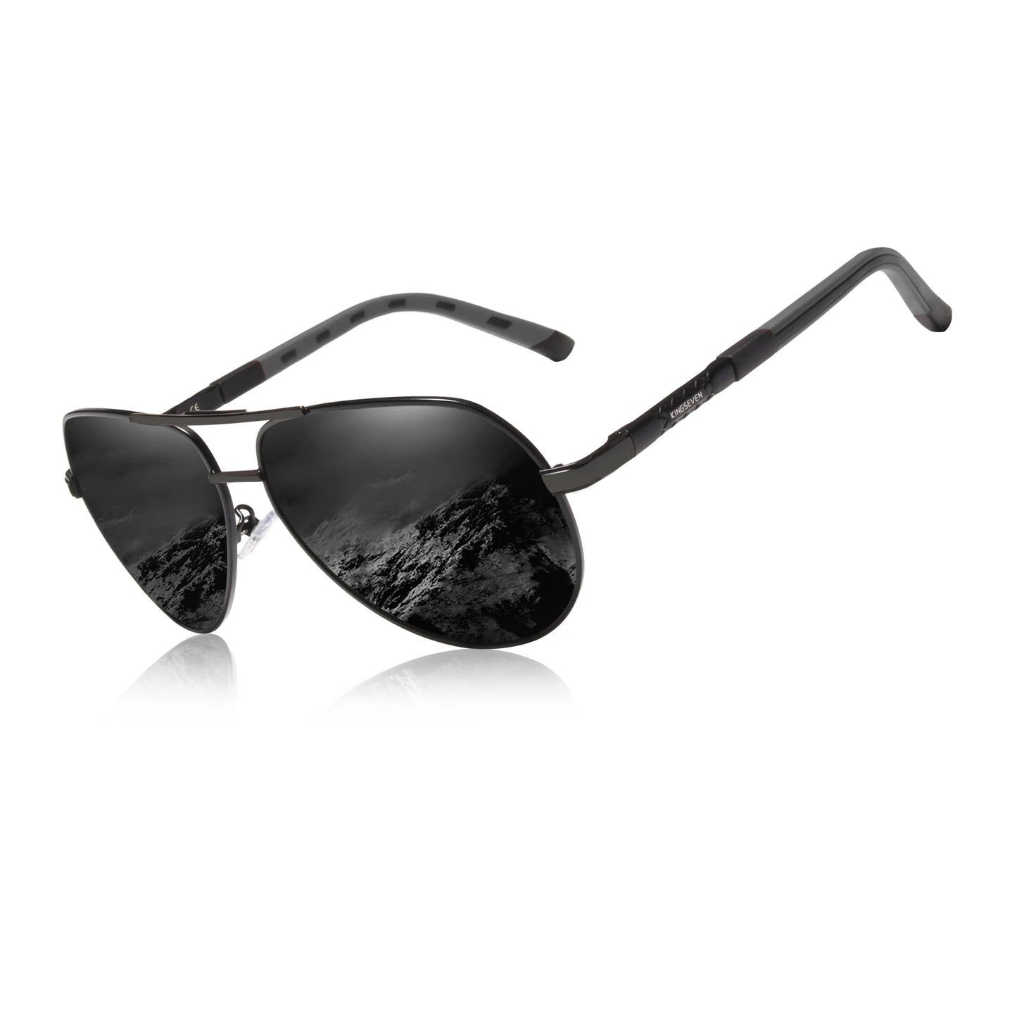 KINGSEVEN Brand Aluminum magnesium Polarized Men Sunglasses High Quality Male Sun Glasses Outdoor Eyewear UV400