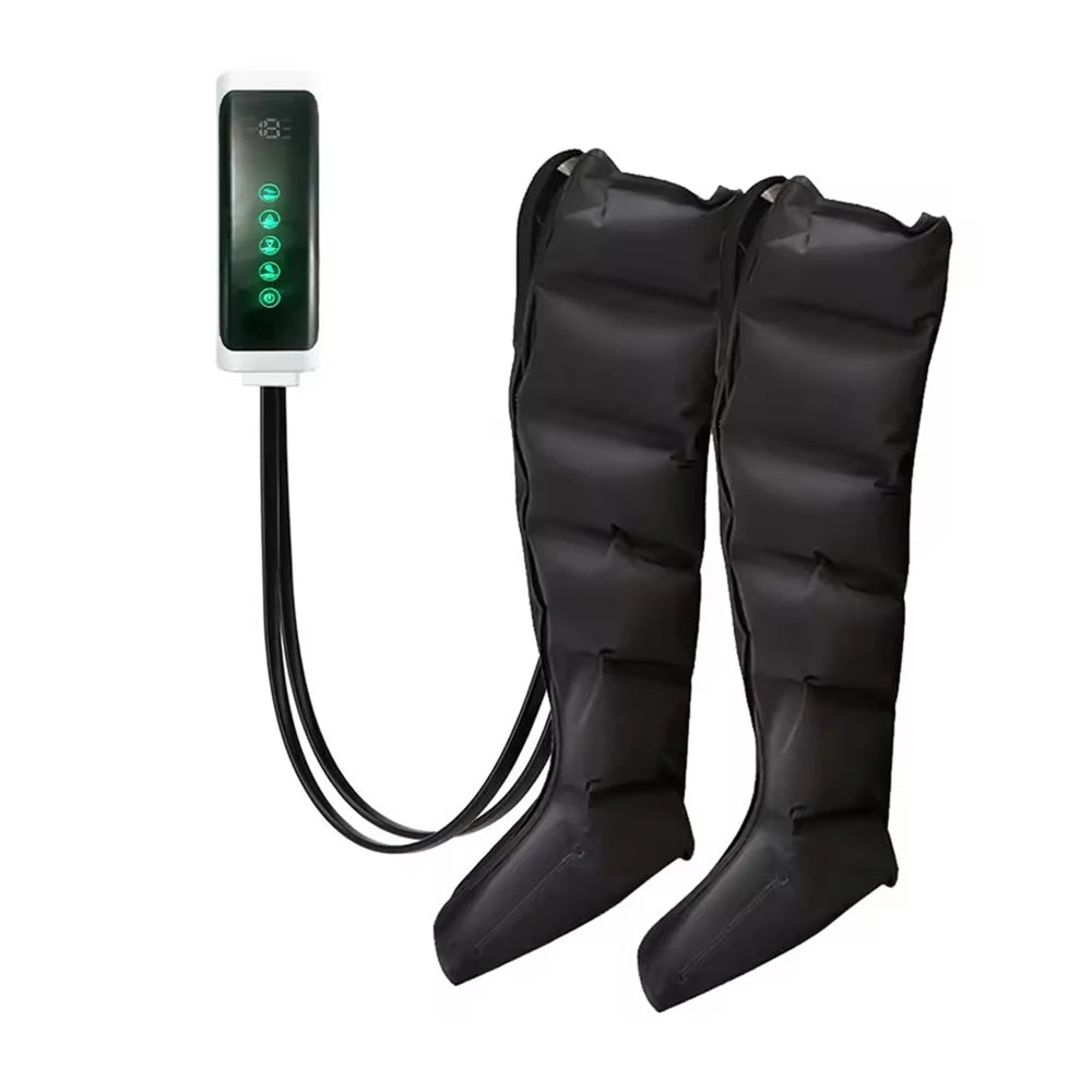 Vilnason Air Compression Leg Massage Boots With 6 Airbags