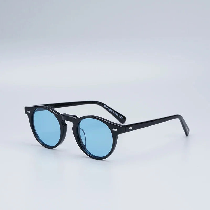 Oliver Gregory Peck Sunglasses Women Acetate Retro Round Polarized Vintage Driving Glasses Shades for Women Designer Sunglasses