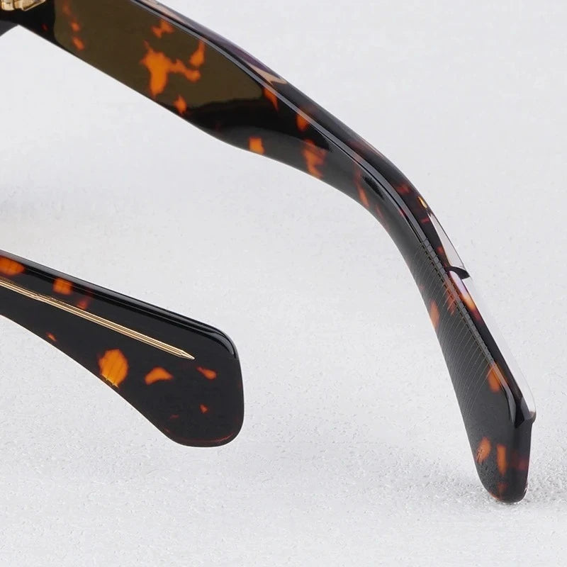 JMM Fellini Acetate Fashion Sunglasses Rectangle Uv400 Men High Quality Handmade in Japan Senior Optical Eyeglasses with Case