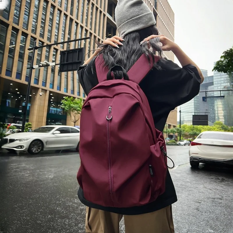 Backpack Simple Large Capacity Sports Travel Backpack Junior High School Leisure Backpack for man woman unisex
