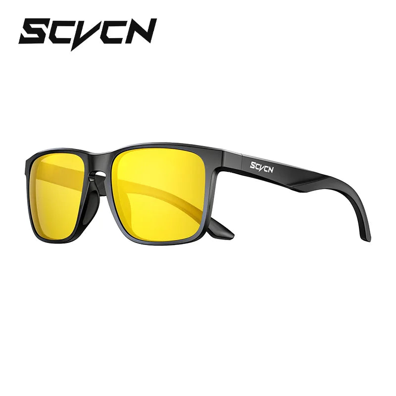 SCVCN Polarized Outdoor Sunglasses Anti-UV Anti-Glare Cycling Driving Fishing Sports Eyewear Unisex