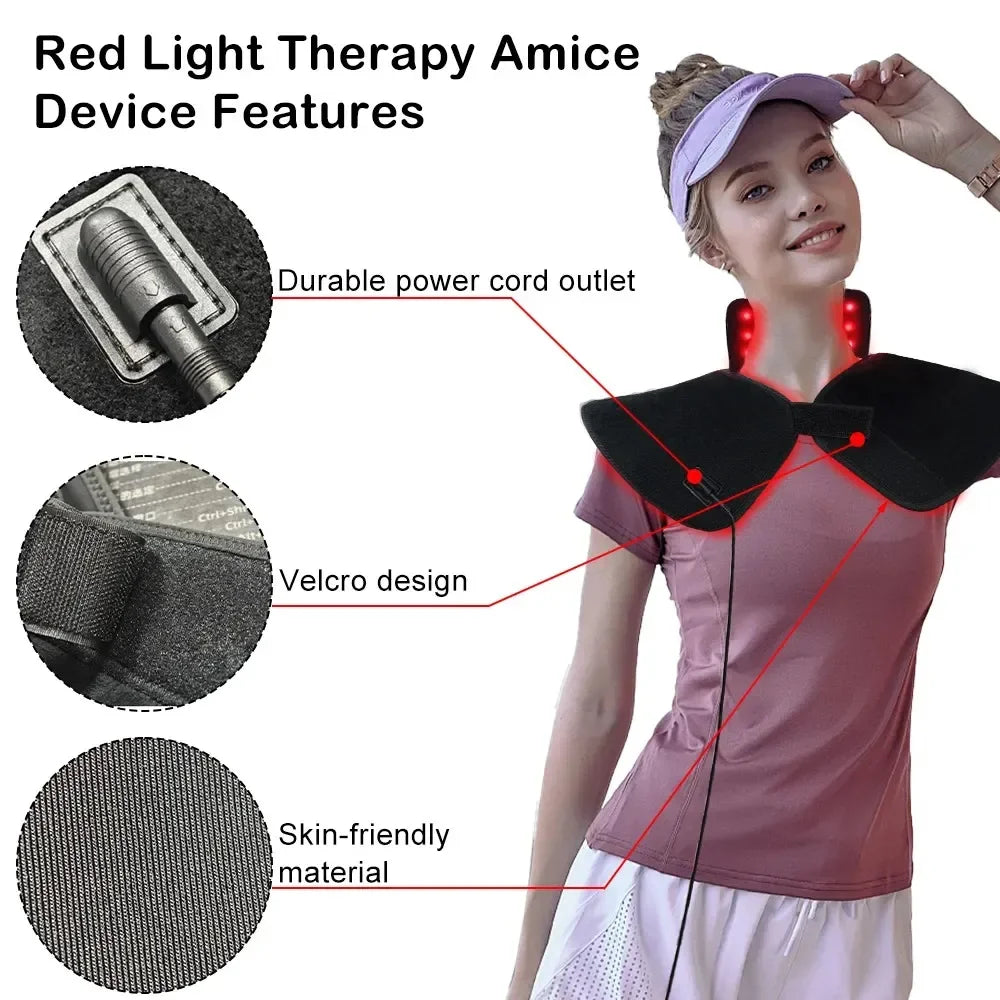 ZONGKUNG Infrared Therapy Pad For Shoulder Neck Pain 660nm 850nm