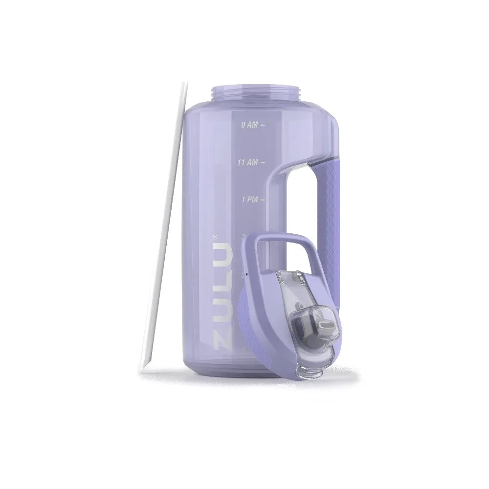 Half Gallon Water Bottle 64 Oz BPA Free Plastic Reusable Jug with Handle Leak Proof Sports Gym Outdoor