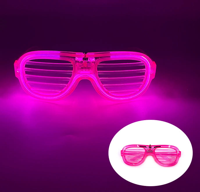 Glowing Just Married Glasses LED Heart Sunglasses Romantic Eyewear for Wedding Couple Lovers Bridal Party