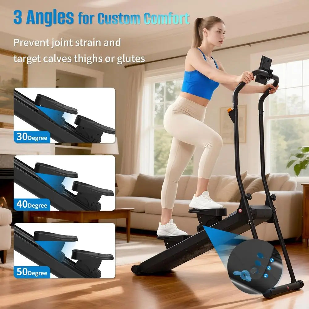 Stair Stepper for Home, 6Level Magnetic Resistance Stepper Machine with Incline Modes amp LCD Monitor, 330LBS Capacity Quiet St
