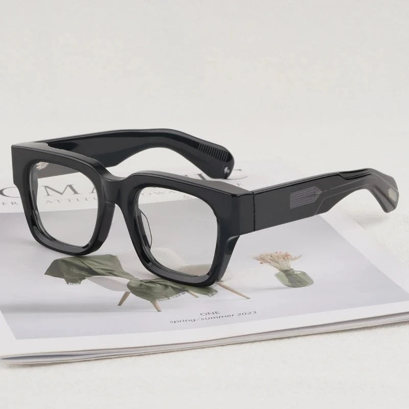 JMM Jules Square Acetate Classical Sunglasses Limited Edition Uv400 Men and Women Designer Brand Style in Japan Eyeglasses