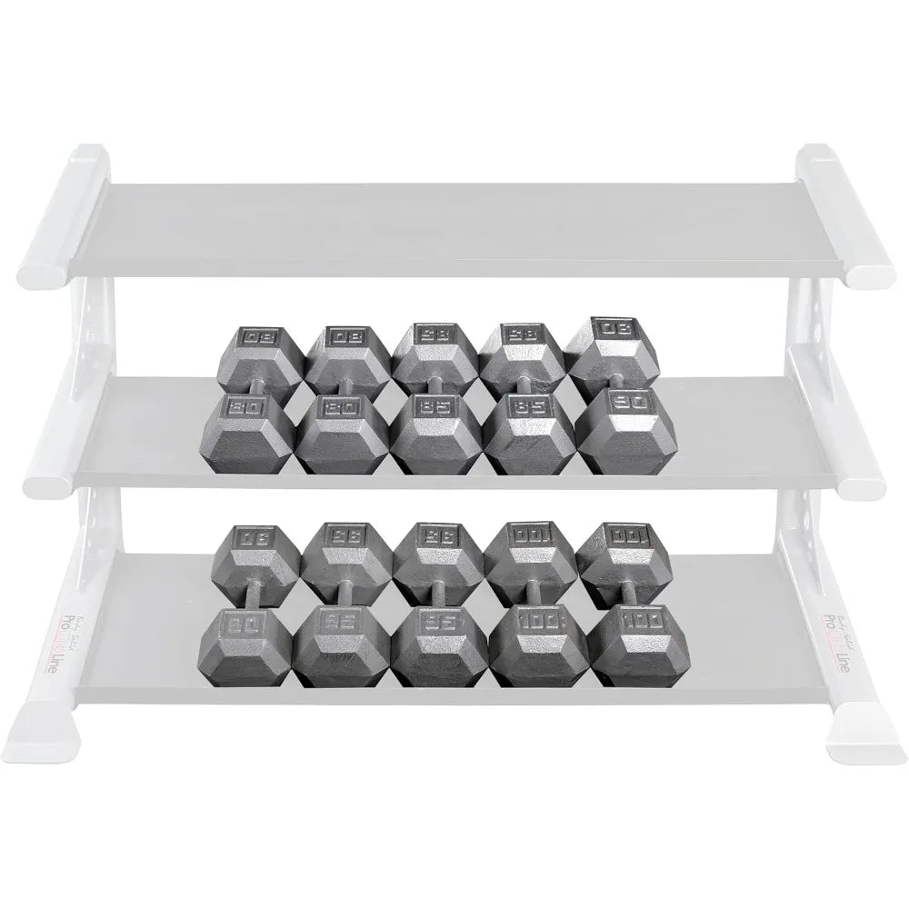 Body-Solid Hexagon Cast Iron Dumbbell For Strength Training