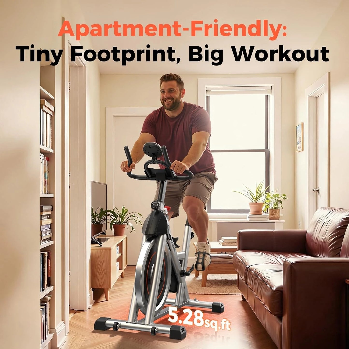 YOSUDA Exercise Bike Magnetic Indoor Cycling With Exclusive App