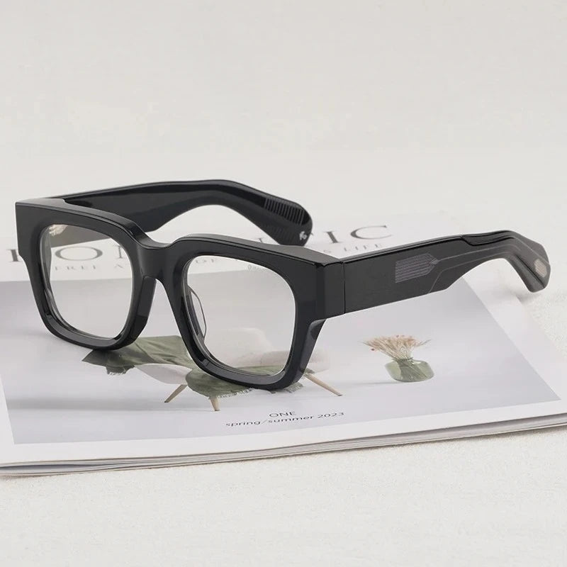 JMM Jules Square Acetate Classical Sunglasses Limited Edition Uv400 Men and Women Designer Brand Style in Japan Eyeglasses