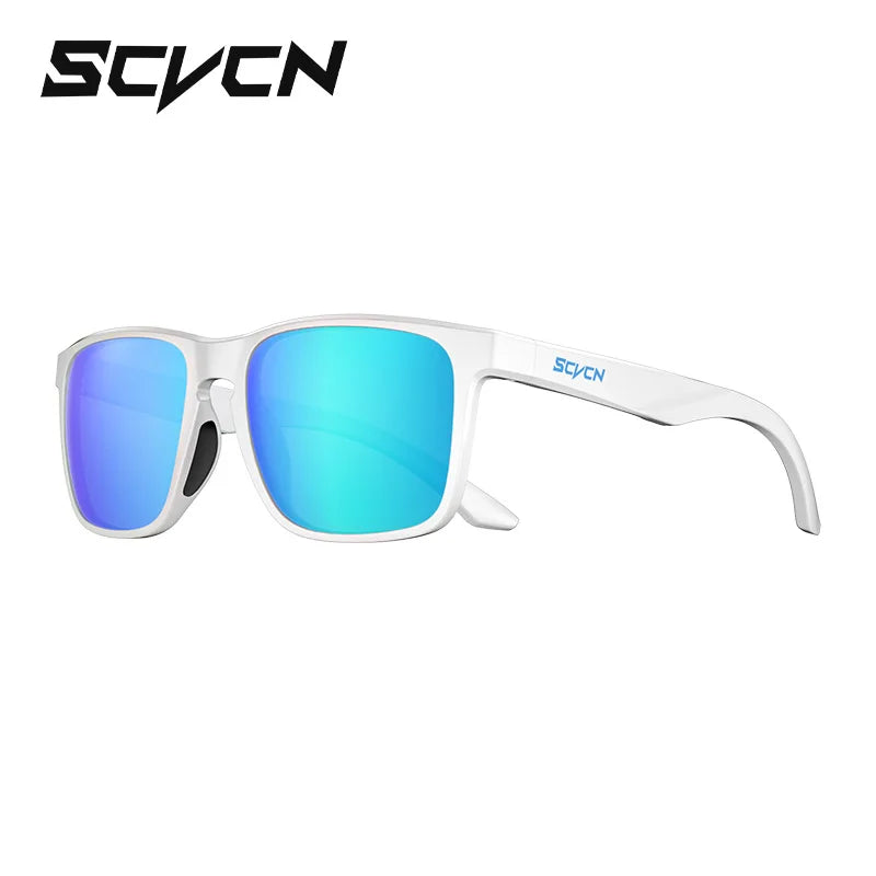 SCVCN Polarized Outdoor Sunglasses Anti-UV Anti-Glare Cycling Driving Fishing Sports Eyewear Unisex