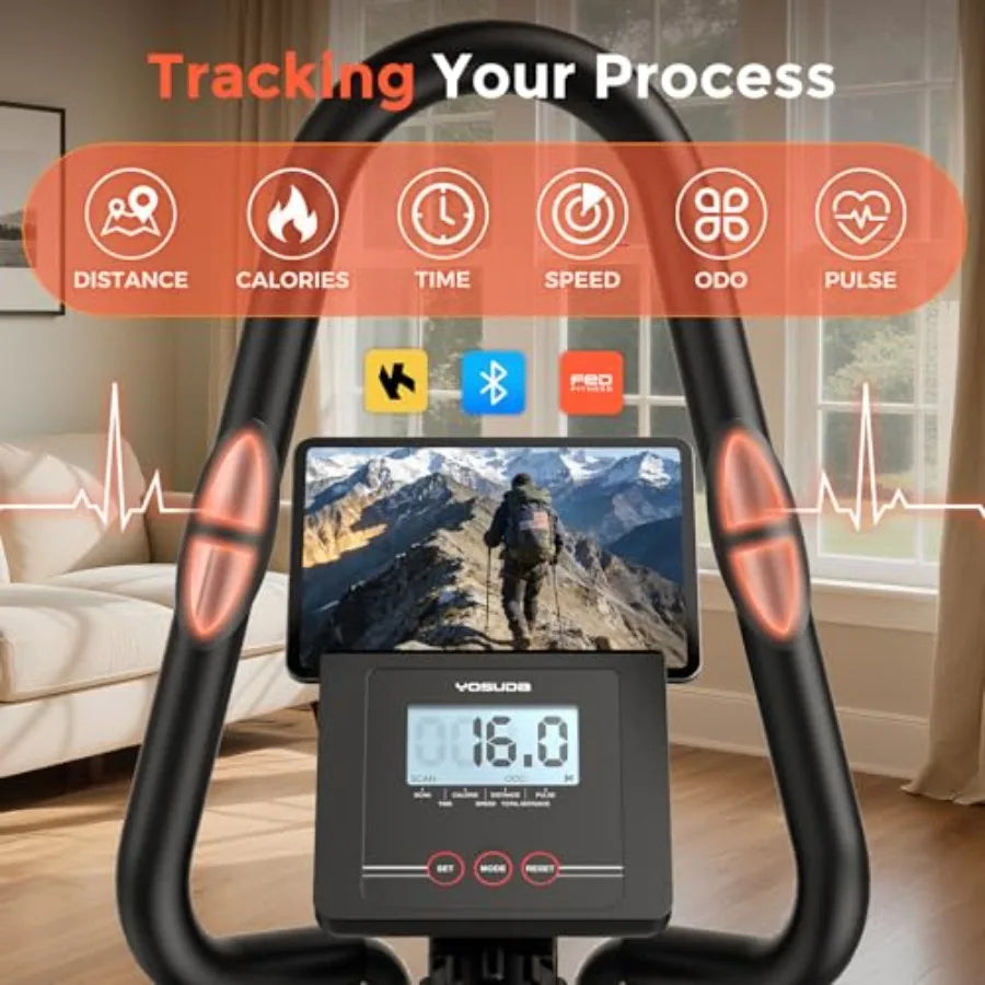 Elliptical Exercise Machine, Compact 3-in-1 Elliptical + Cardio Climber + Stair Stepper Elliptical for Home with 45°Incline, 15