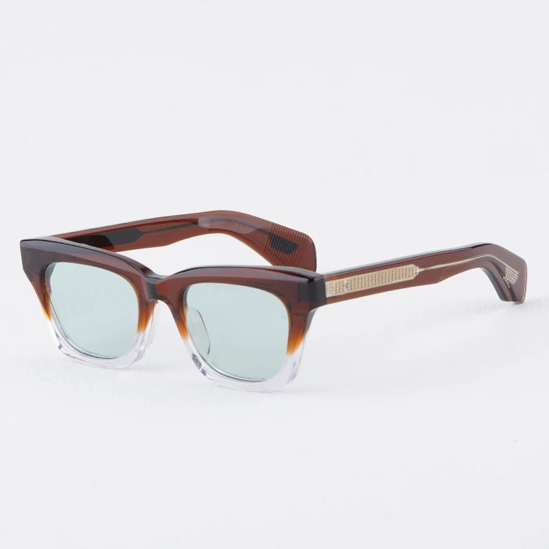 JMM DEALAN-EPOXY Limited Edition Square Women Sunglasses Vintage Craft  Eyeglasses Acetate High Quality Uv400 Glasses With Rivet