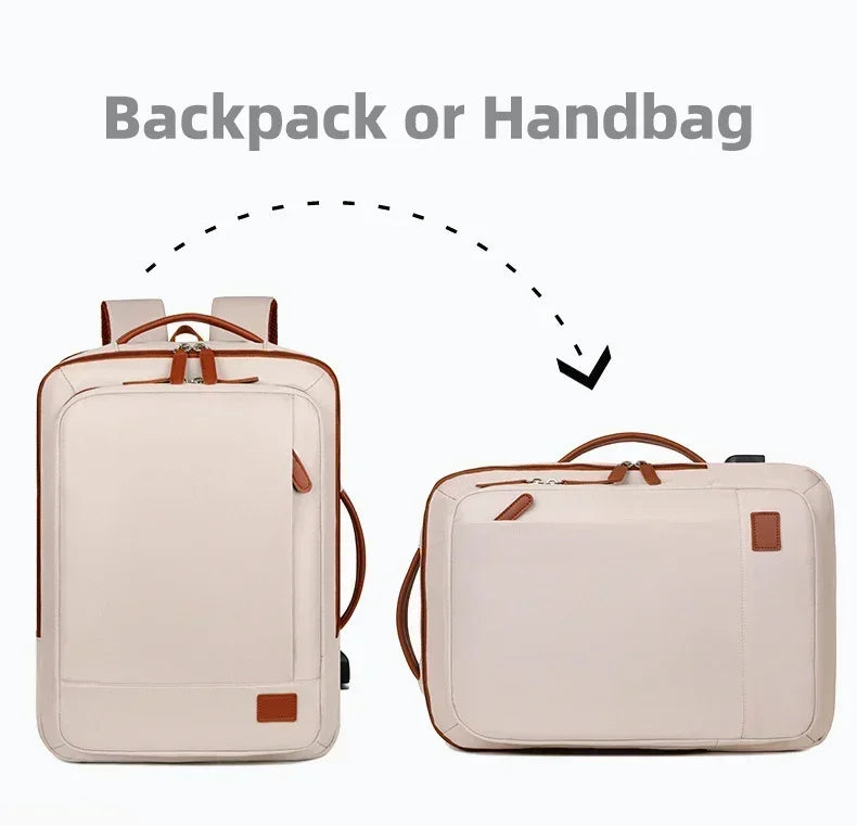 Women Business Backpack Waterproof Laptop Computer Pack Weekender Commuter Bag With USB Port College Student Bags Travel Daypack