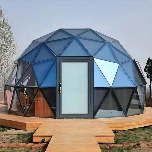 Bubble Dome House Geodesic Glamping Tent for Airbnb Resort Stargazing Outdoor Camping Customizable