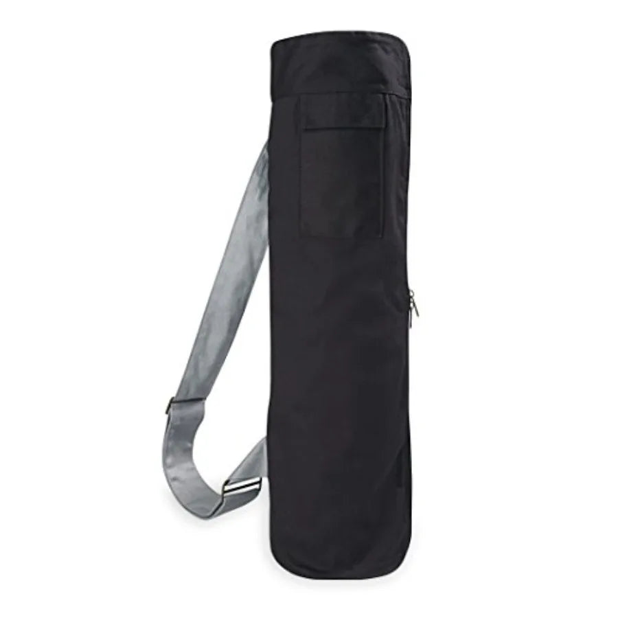Cargo Yoga Mat Bag, Full-Zipper Yoga Mat Carrier with Adjustable Strap, Front and Exterior Phone Pocket with Earbuds Slit, Styl