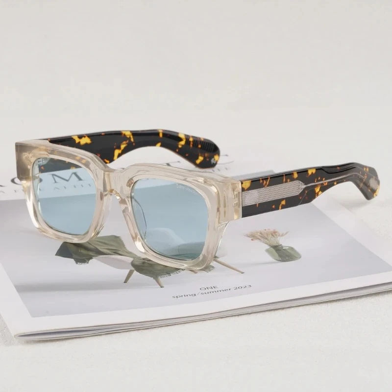 JMM Jules Square Acetate Classical Sunglasses Limited Edition Uv400 Men and Women Designer Brand Style in Japan Eyeglasses