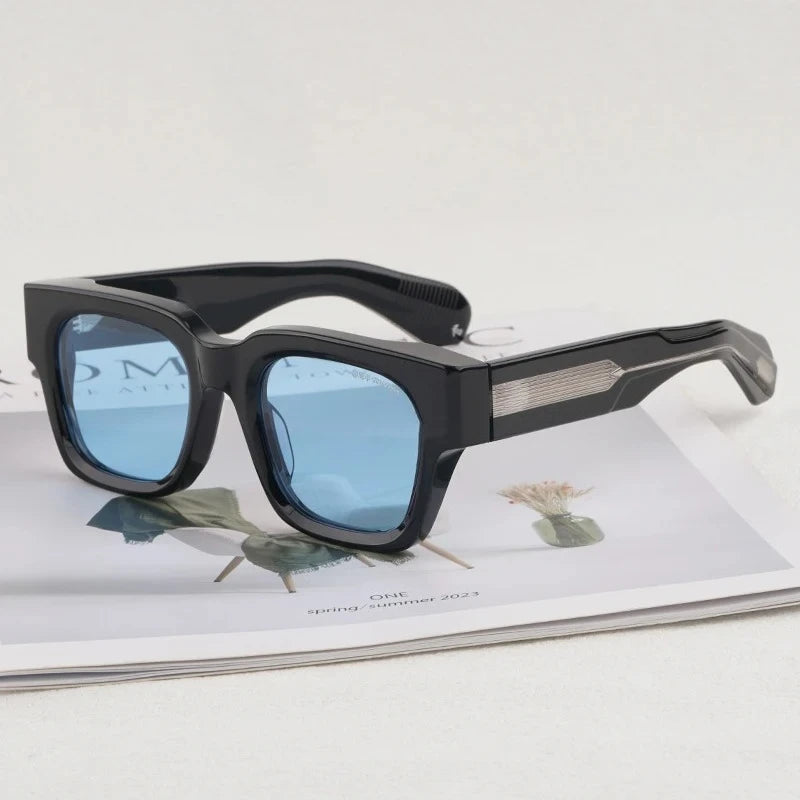 JMM Jules Square Acetate Classical Sunglasses Limited Edition Uv400 Men and Women Designer Brand Style in Japan Eyeglasses