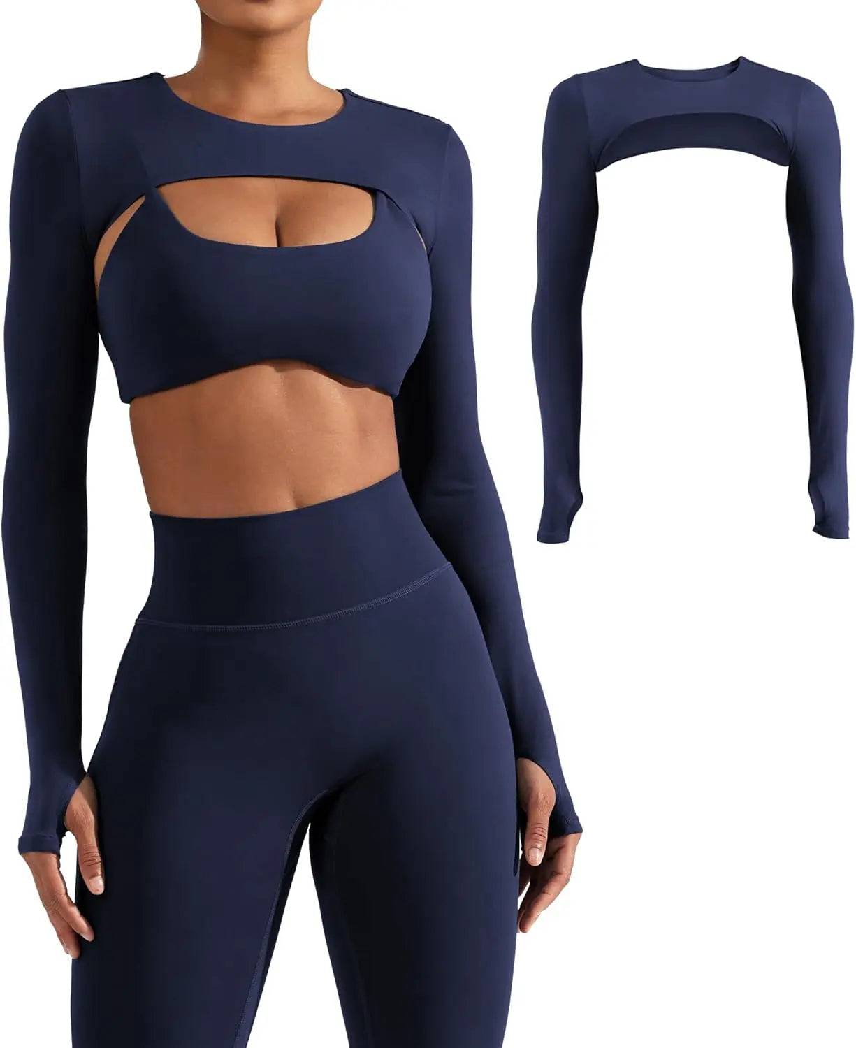 1pc Spring/Summer Yoga Dance Shawl, Women Sports Cover Up, Fitness Solid Color Bolero, Workout Wrap Shirt, Cycling Chiffon Shawl, Golf Sun Protection Shawl Sleeve Cover, Women Summer Sporty Shawl With Attached Sleeves