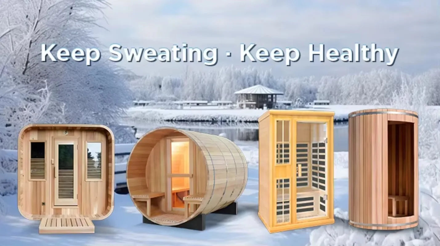 Customizable Large 10 Person Commercial Sauna Hemlock Wood Steam Sauna Room with Dual Heaters for Gym and Resort