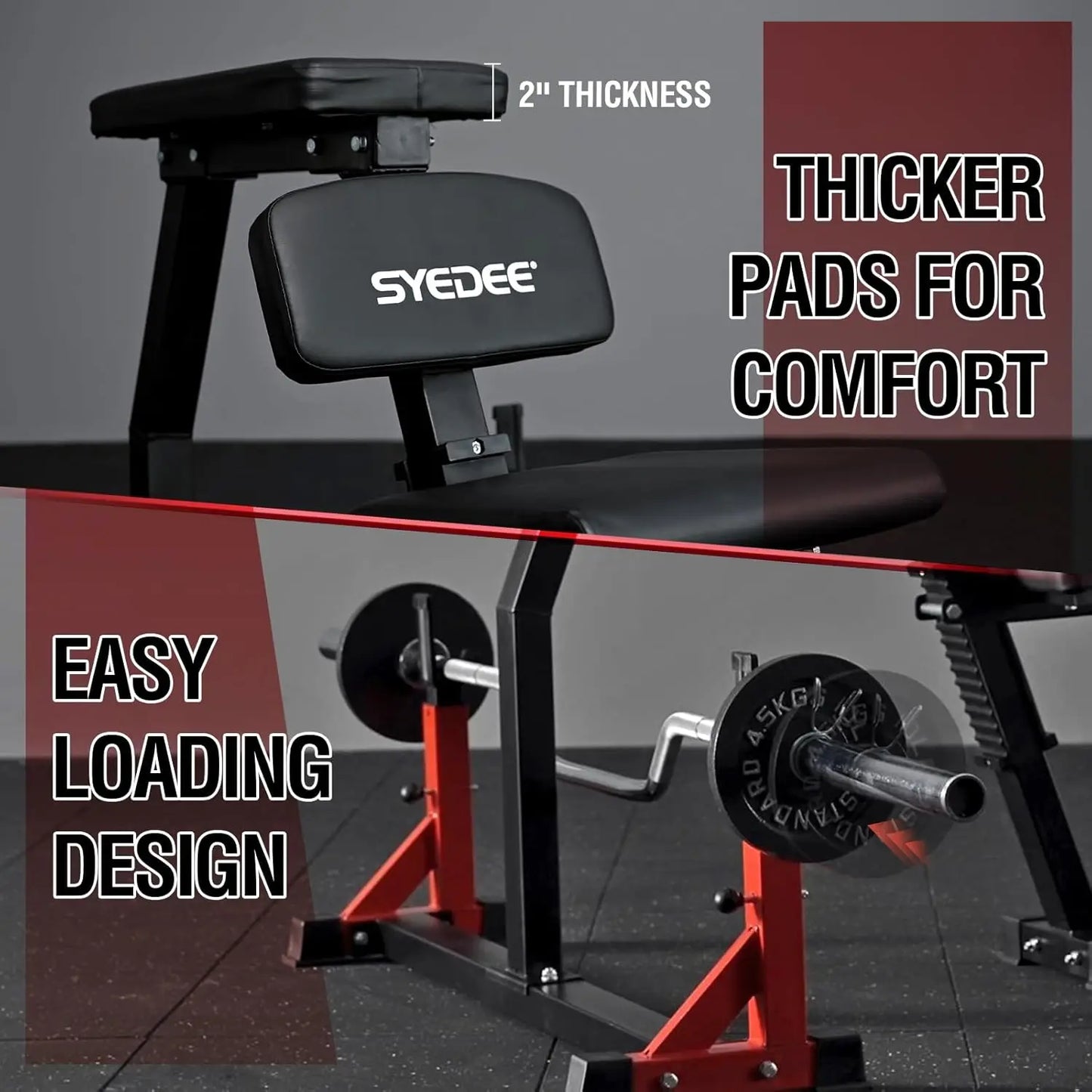 Seal Row Bench, Back Extension Machine Back Machine, with Stationary Bench Combo, Upper Body Workout Equipment for, Customized