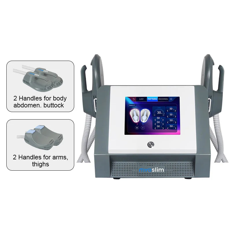 MYOslim 6500W 15Tes EMS Body Sculpting Machine Muscle Training Beauty Equipment for Body Contouring Fitness Salon Use